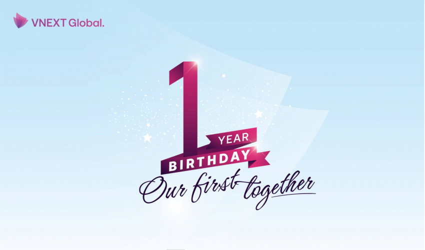 vnext global 1 year our first together
