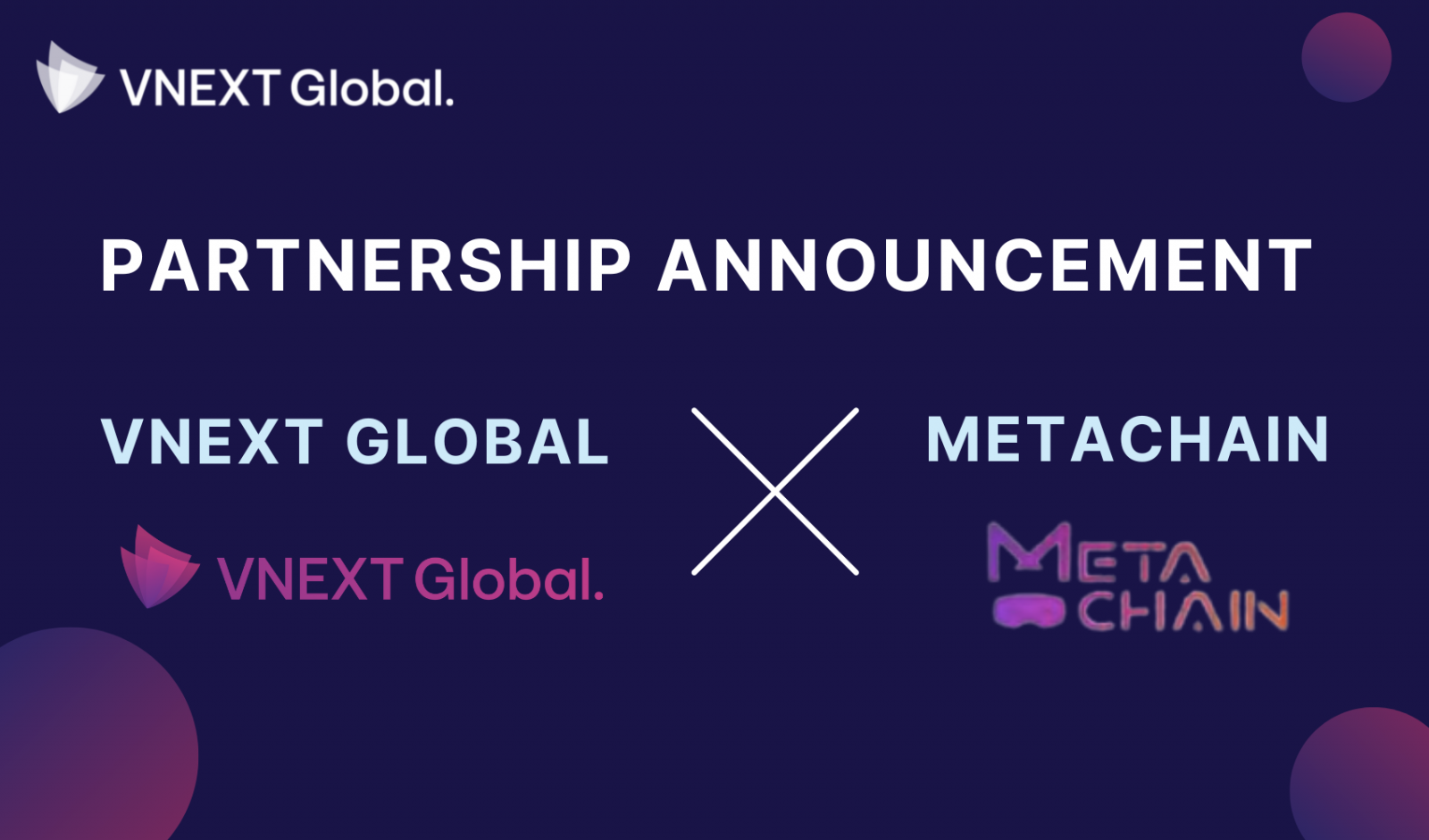 vnext global metachain partnership